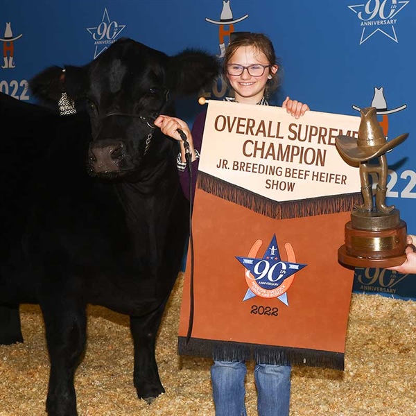 Heifer Takes Top Honors at Houston Livestock Show